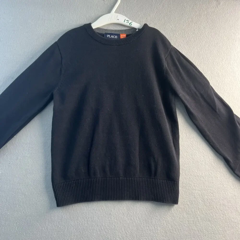 The Children’s Place Boy’s‎ Size Small 7/8 Gray Waffle Knit